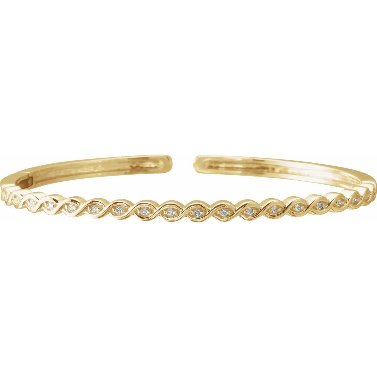 Stackable Bangle Bracelet (3.5 Mm) - 14K Yellow Gold - Series 652904