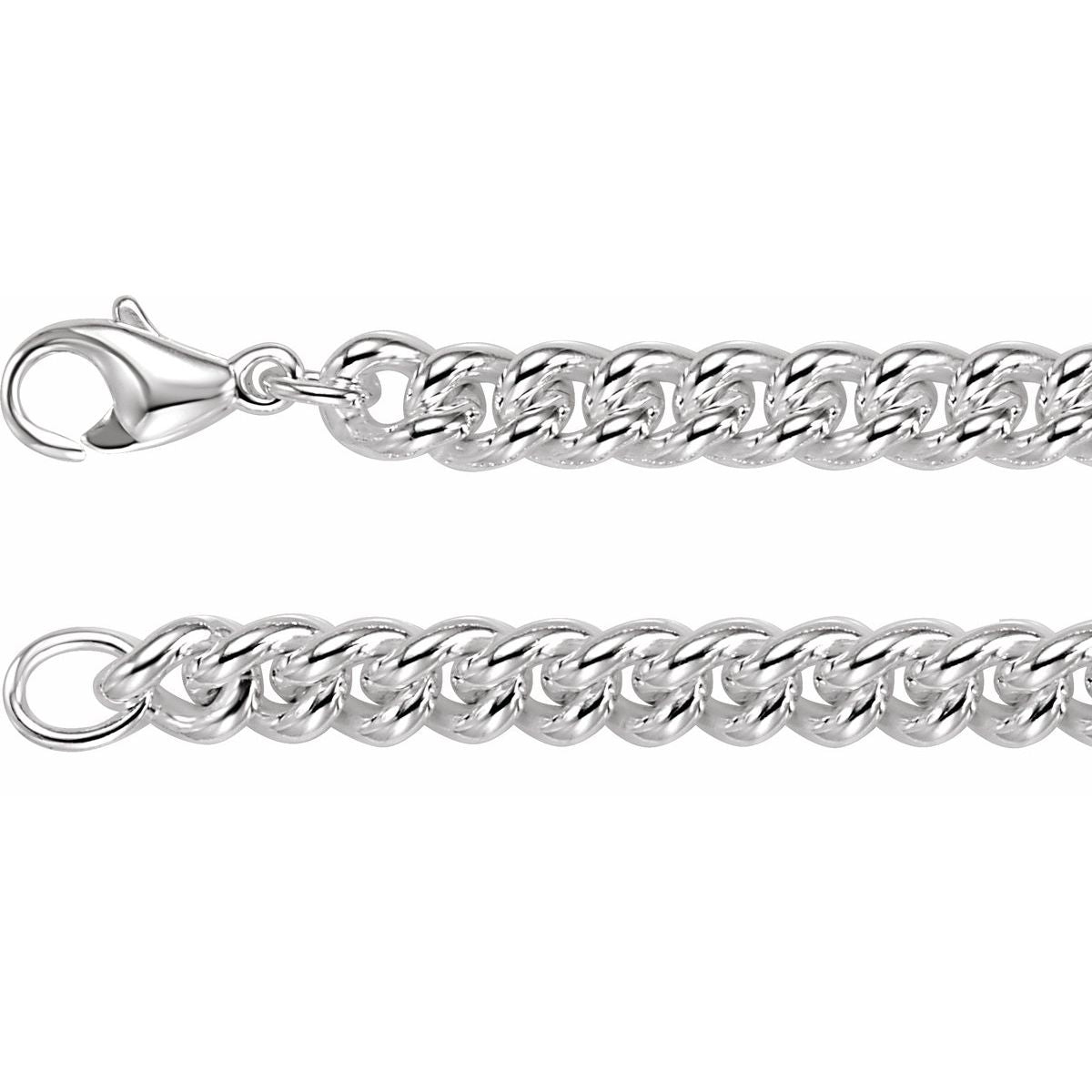 8 mm Curb Chain Bracelet (8 Mm / 7 In) - Series CH383