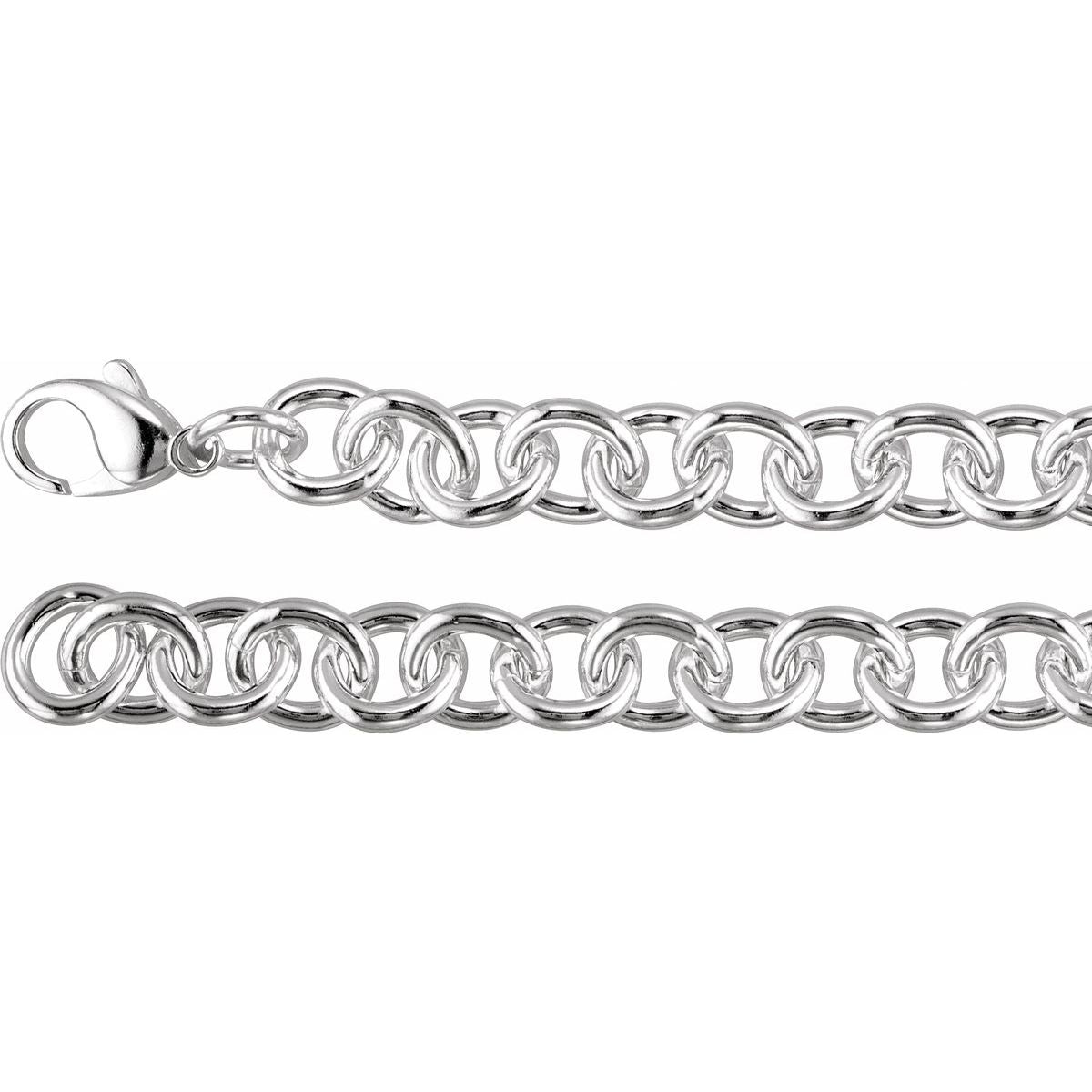 7.75 mm Cable Chain Bracelet (10 Mm / 8 1/2 In) - Sterling Silver - Series CH440