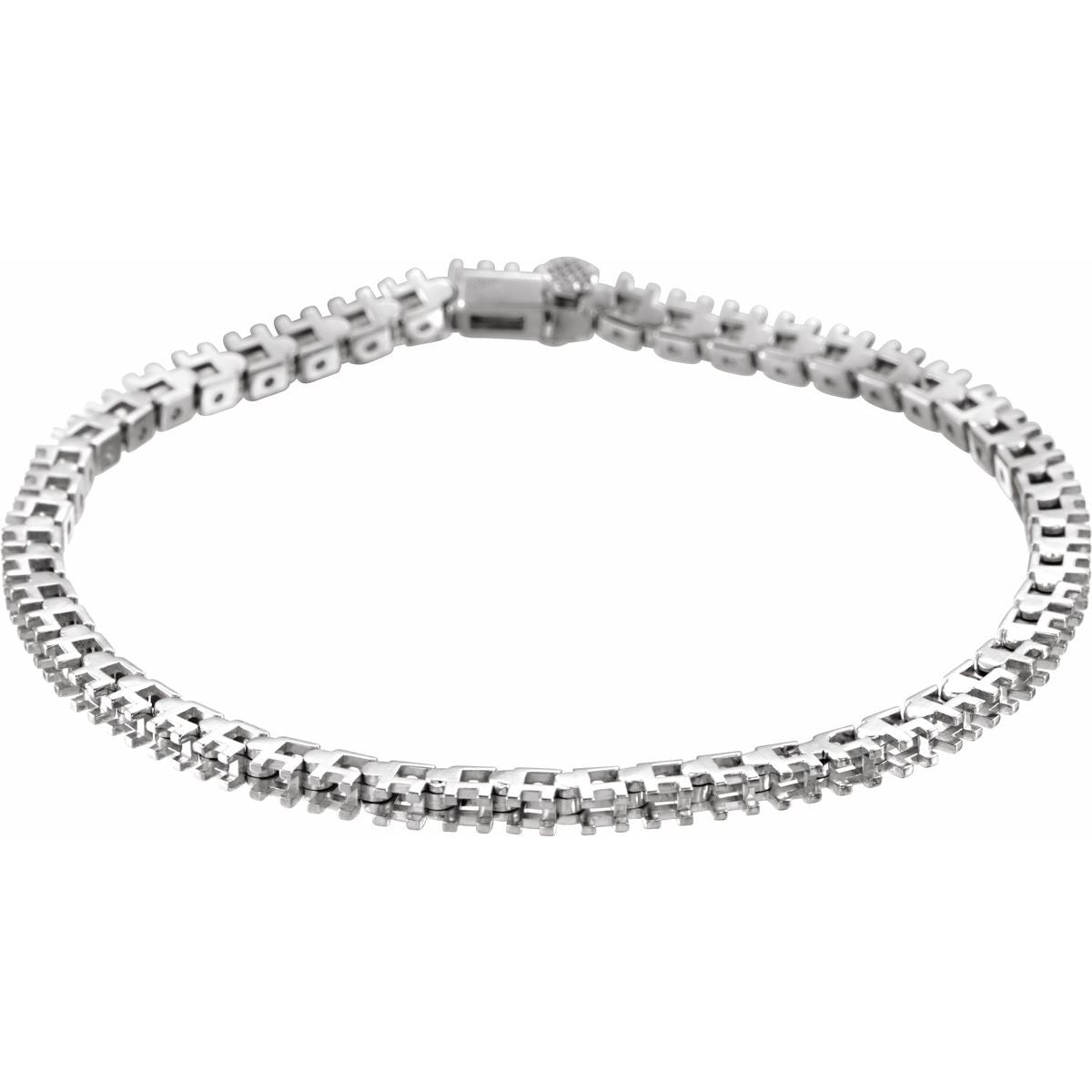 Line Bracelet - 14K White Gold - Series 60871