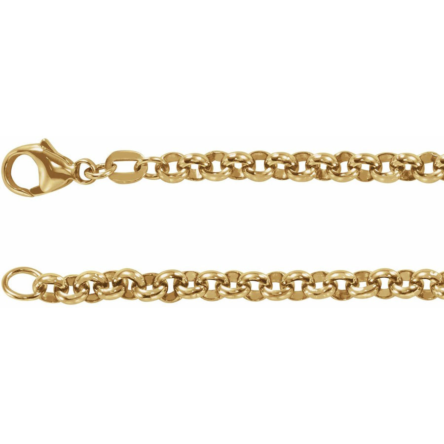 3.8 mm Rolo Chain Bracelet (3.8 Mm / 7 In) - Series CH211