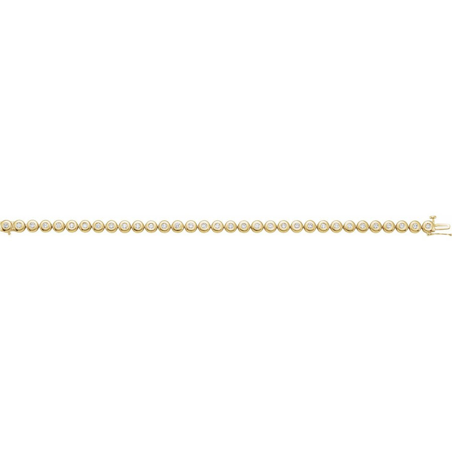Bezel-Set Line Bracelet or Link - gallery - Series 67400
