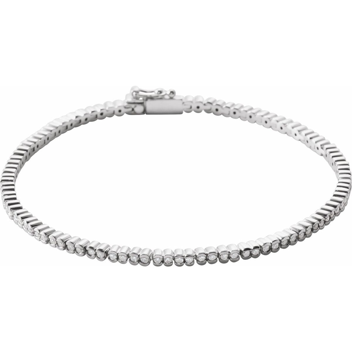 Bezel-Set Line Bracelet - Series 653537