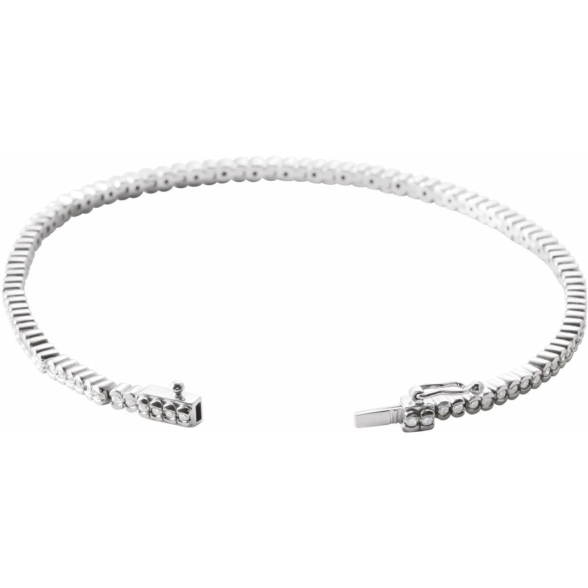 Bezel-Set Line Bracelet - gallery - Series 653537