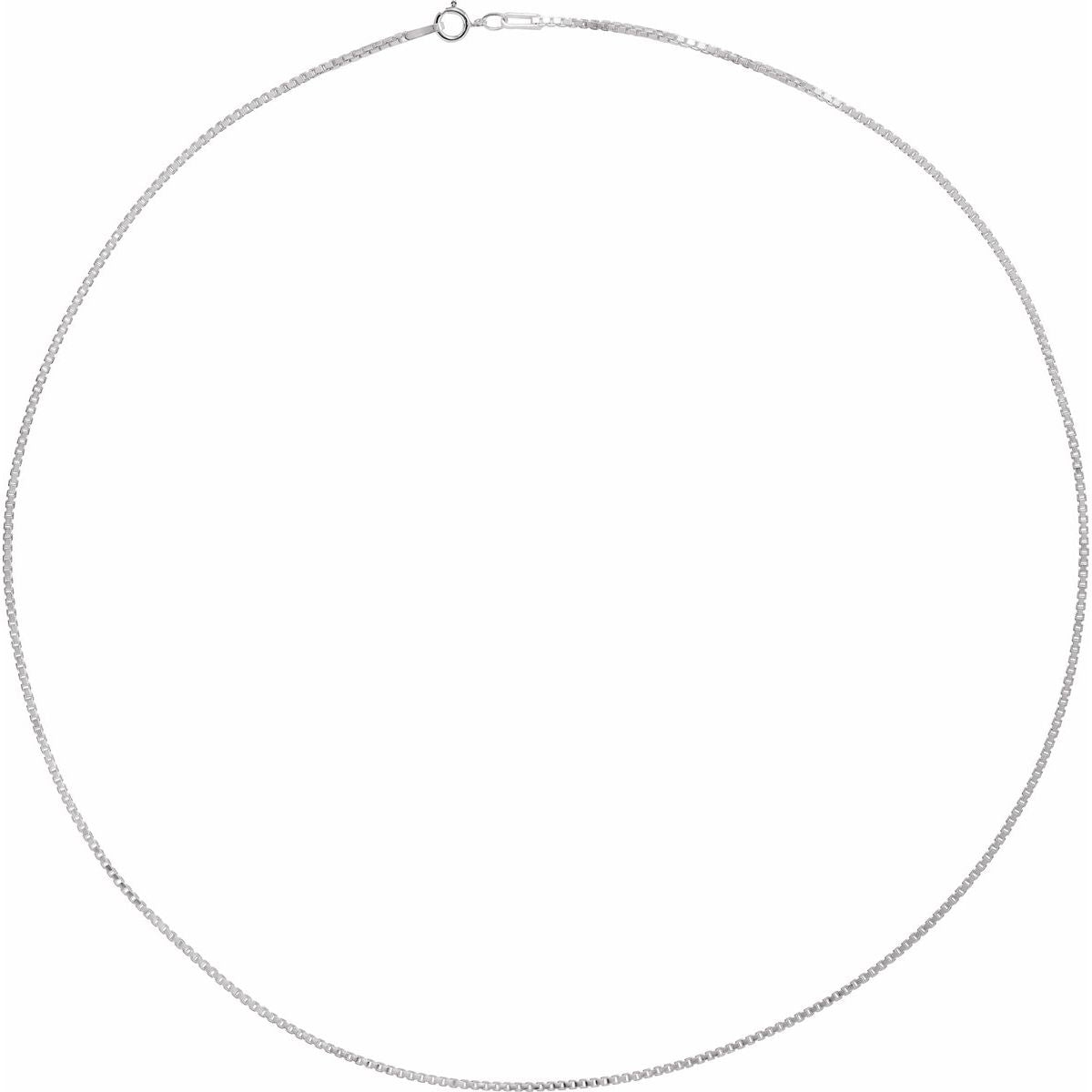 1.3 mm Diamond-Cut Box Chain Bracelet (1.3 Mm / 7 In) - gallery - Series CH489