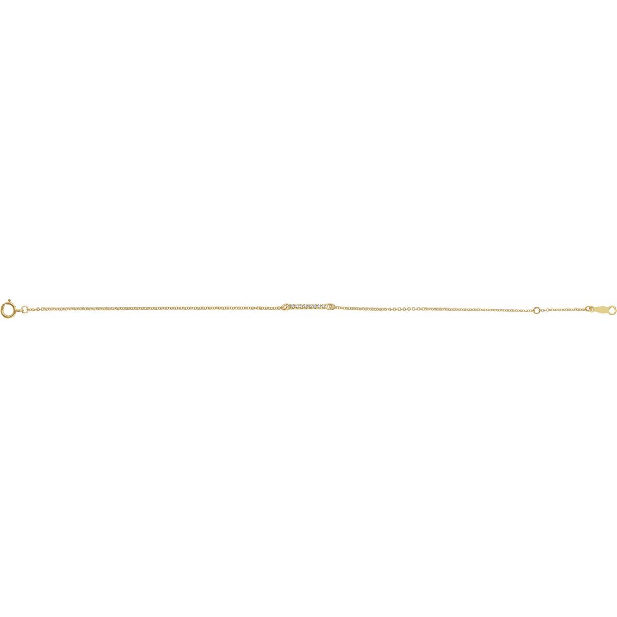 Accented Bar Bracelet - gallery - Series BRC771