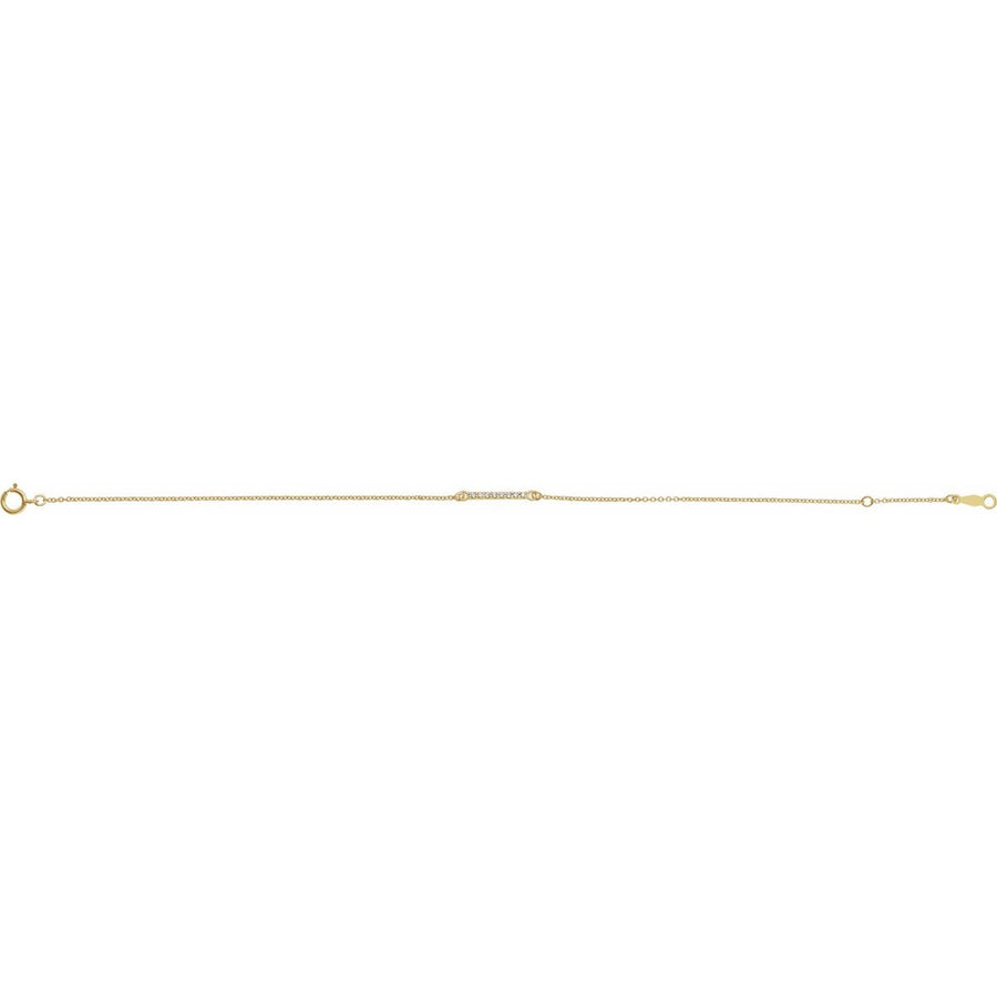 Accented Bar Bracelet - gallery - Series BRC771