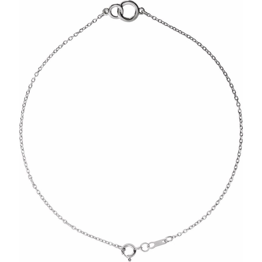 Interlocking Circle Bracelet - Sterling Silver - Series BRC773