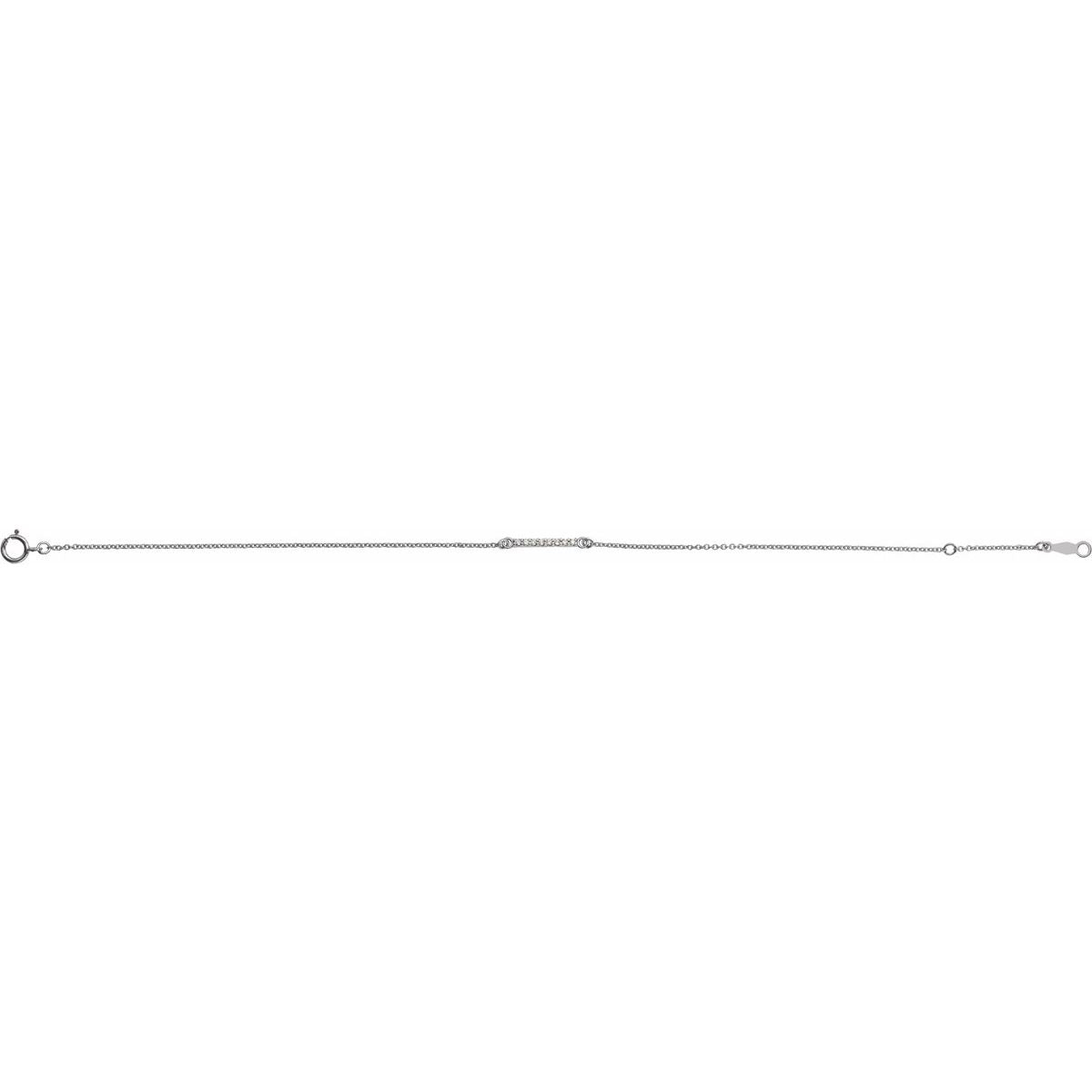 Accented Bar Bracelet - gallery - Series BRC771