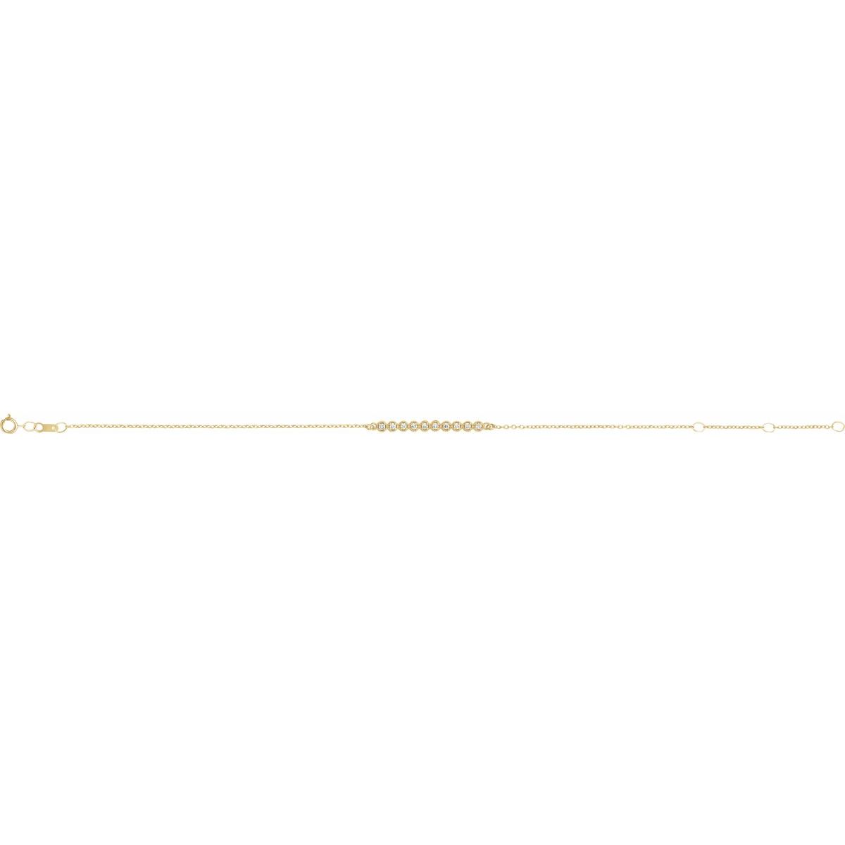 Accented Bar Bracelet - gallery - Series BRC774