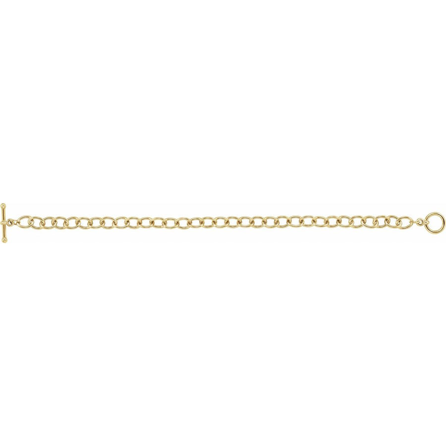 5.9 mm Cable Charm Bracelet (5.9 Mm) - gallery - Series BRC785