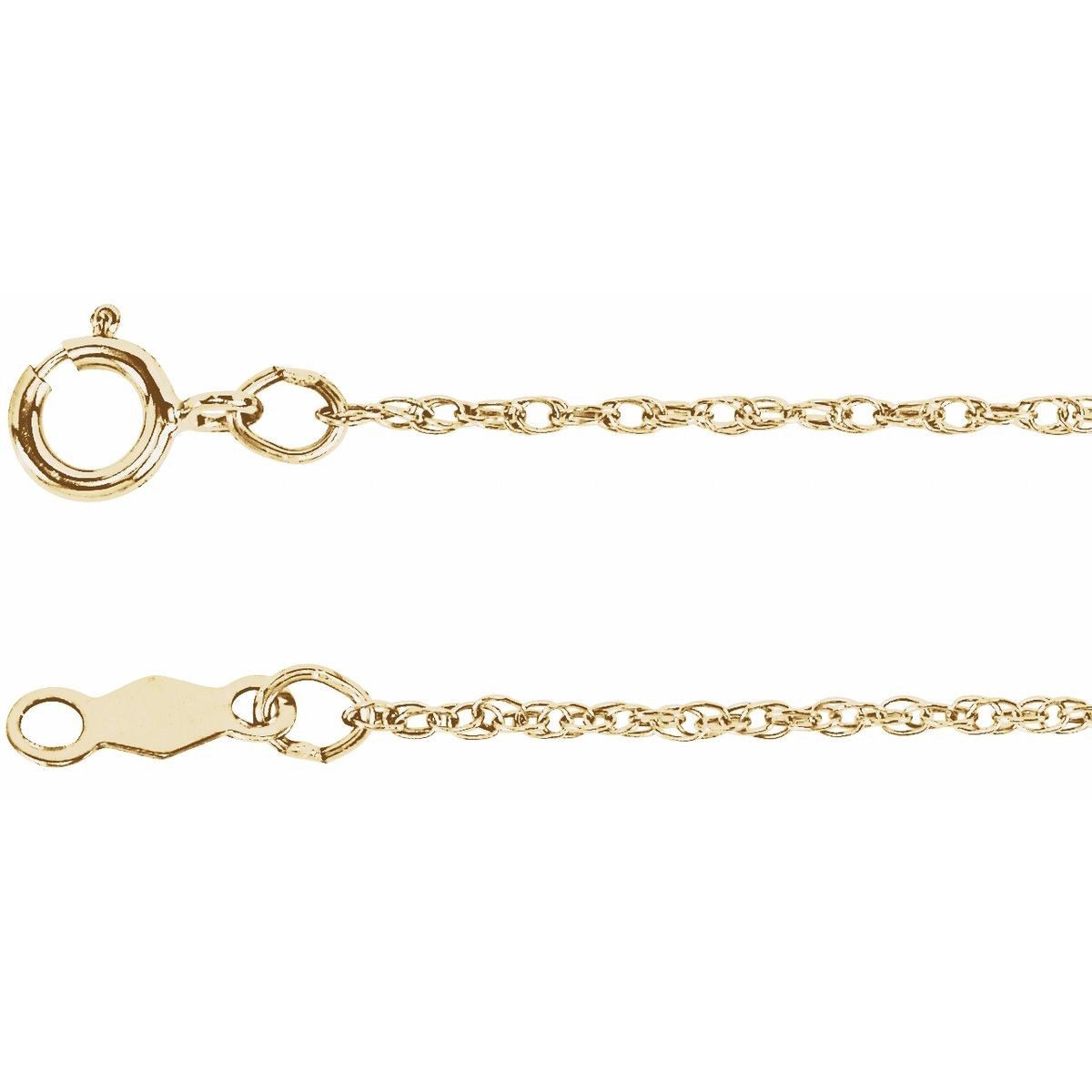 1.25 mm Rope Chain Bracelet (1 Mm / 7 In) - Series CH469