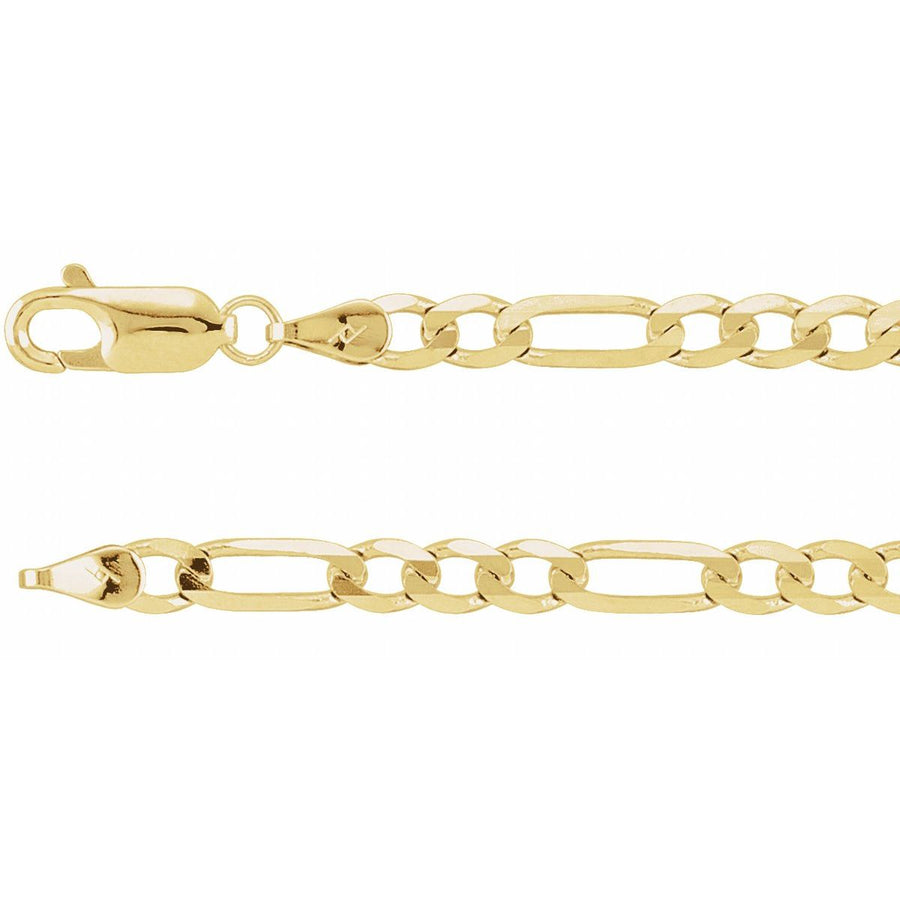 3 mm Figaro Chain Bracelet (4 Mm / 7 In) - Series CH493