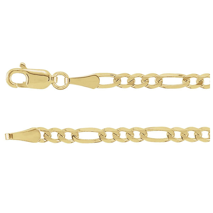 3 mm Figaro Chain Bracelet (3 Mm / 7 In) - Series CH9