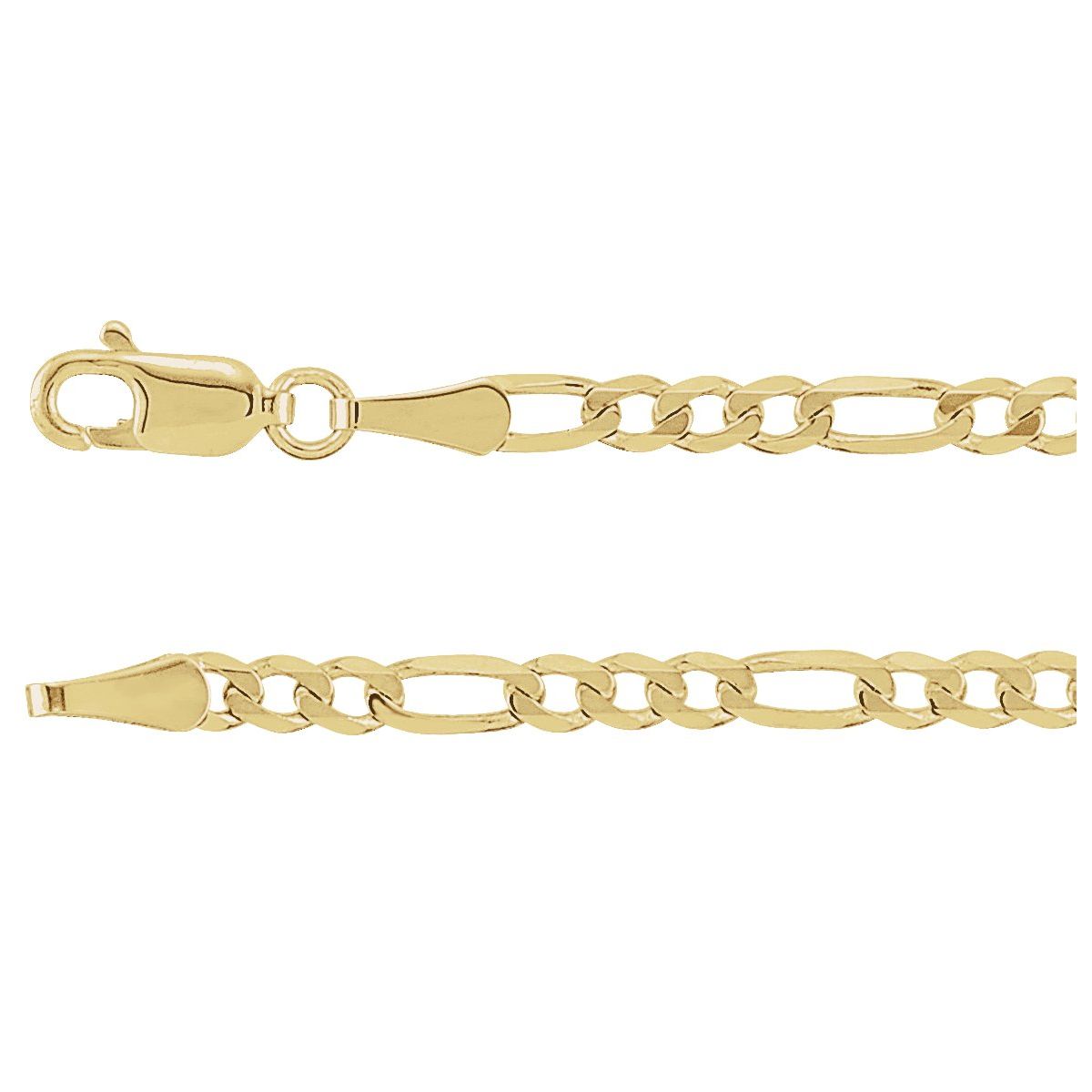 3 mm Figaro Chain Bracelet (3 Mm / 8 In) - Series CH9