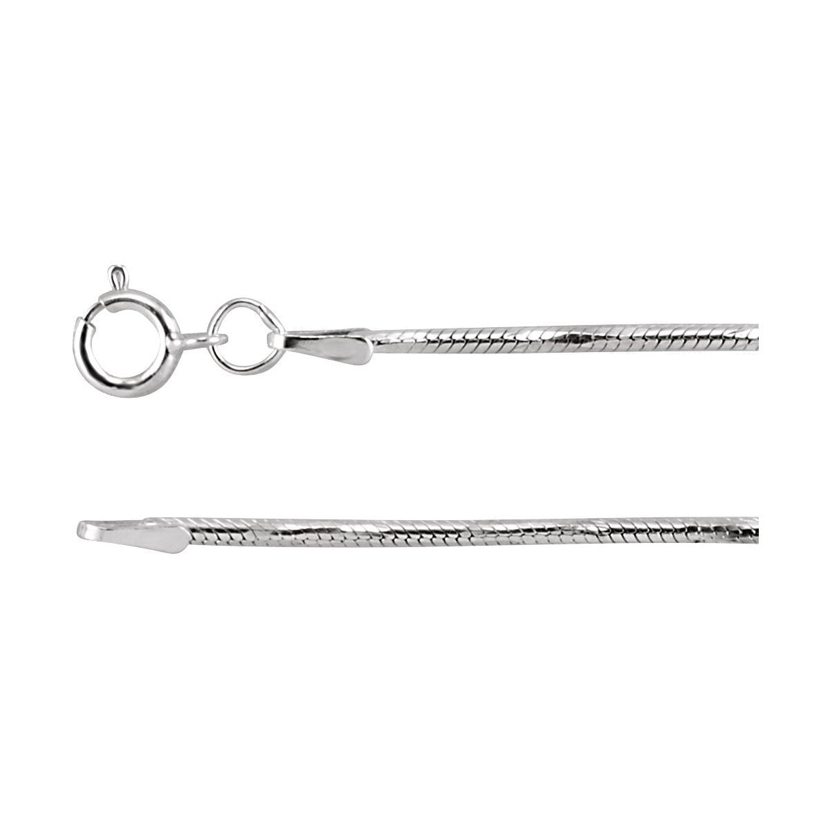 1.25 mm Diamond-Cut Snake Chain Bracelet (1.5 Mm / 7 In) - Series CH444
