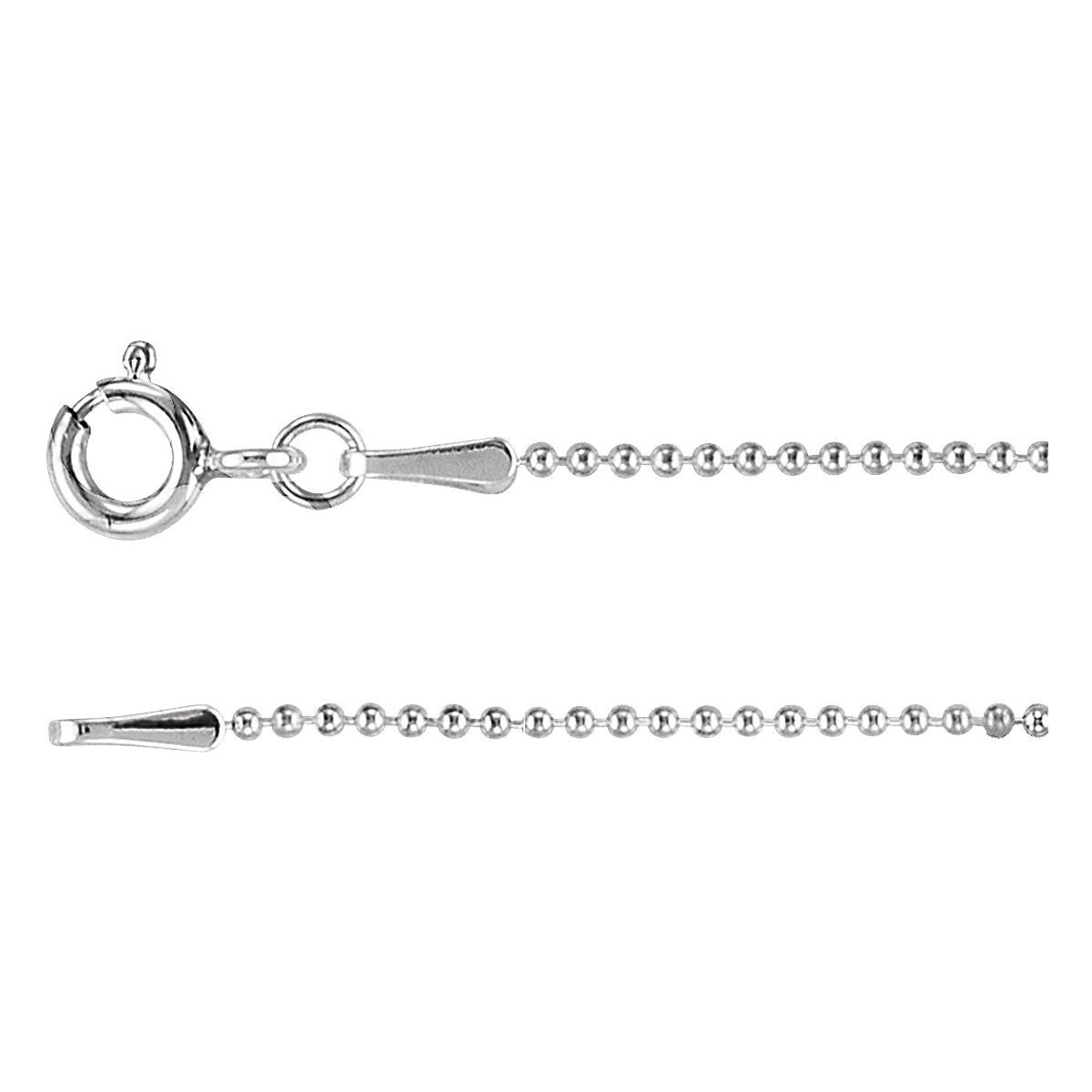 Hollow Bead Chain Bracelet (1 Mm / 7 In) - Series CH435