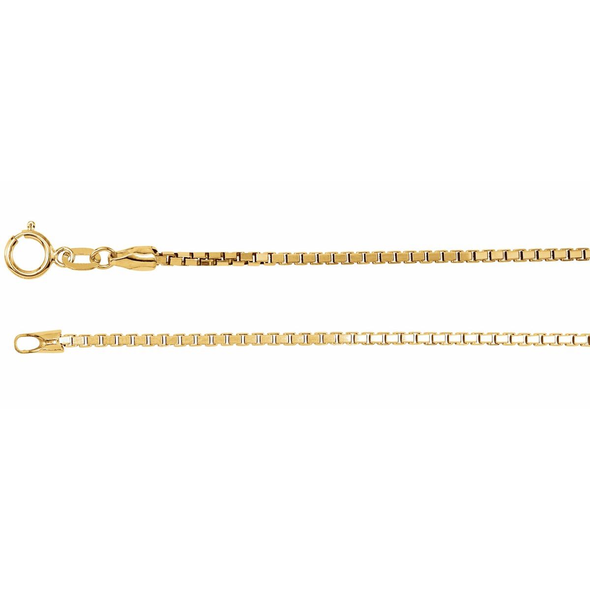 1.75 mm Diamond-Cut Box Chain Bracelet (1.75 Mm / 7 In) - gallery - Series CH490
