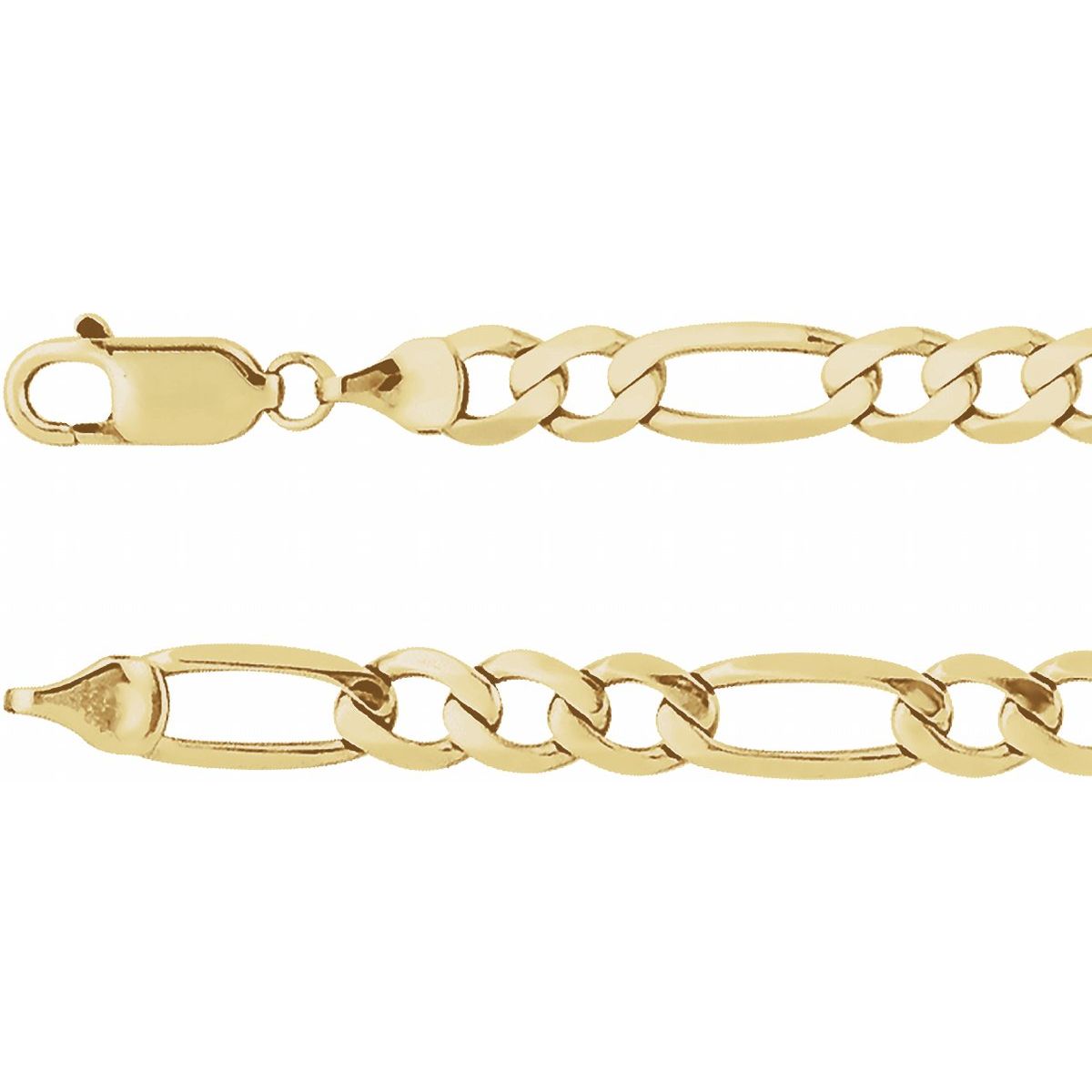 3 mm Figaro Chain Bracelet (5.5 Mm / 8 In) - Series CH629