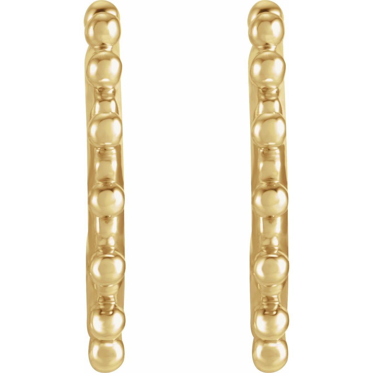 Beaded Hoop Earrings