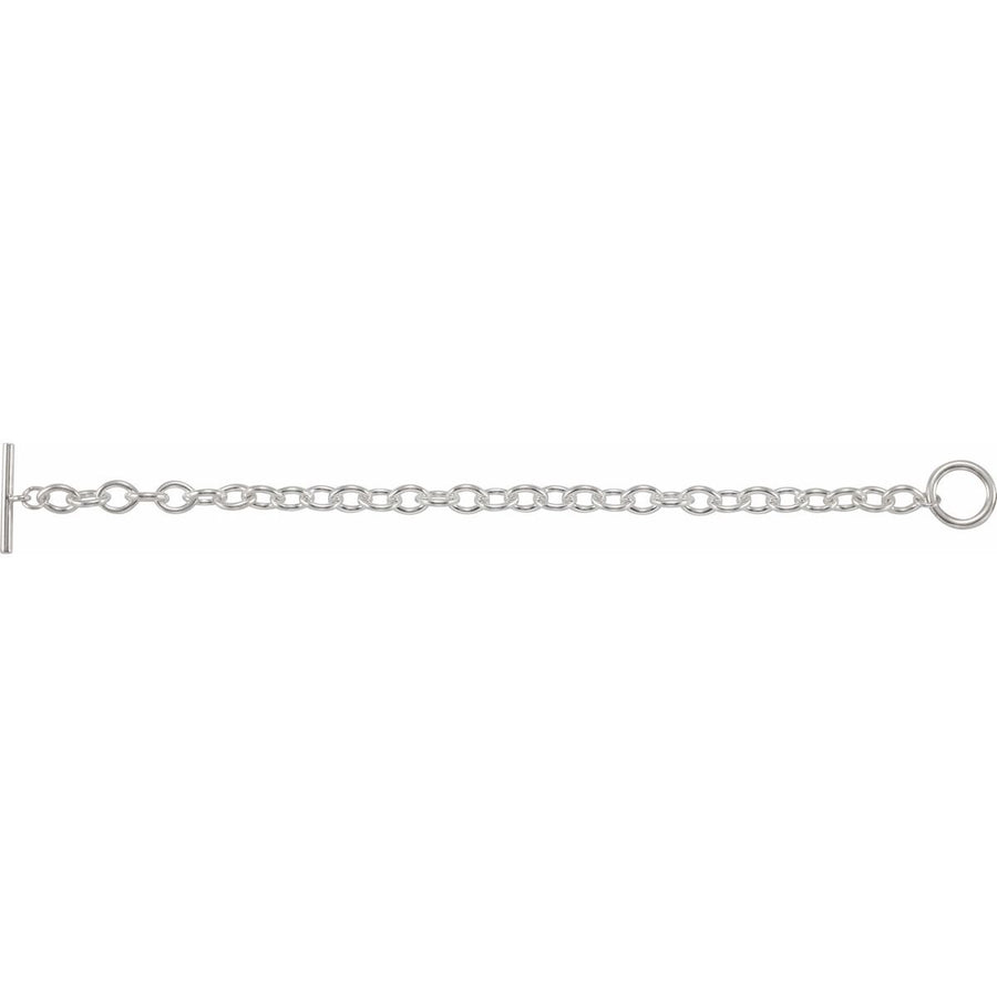 7 mm Cable Charm Bracelet (7 Mm) - gallery - Series BRC787