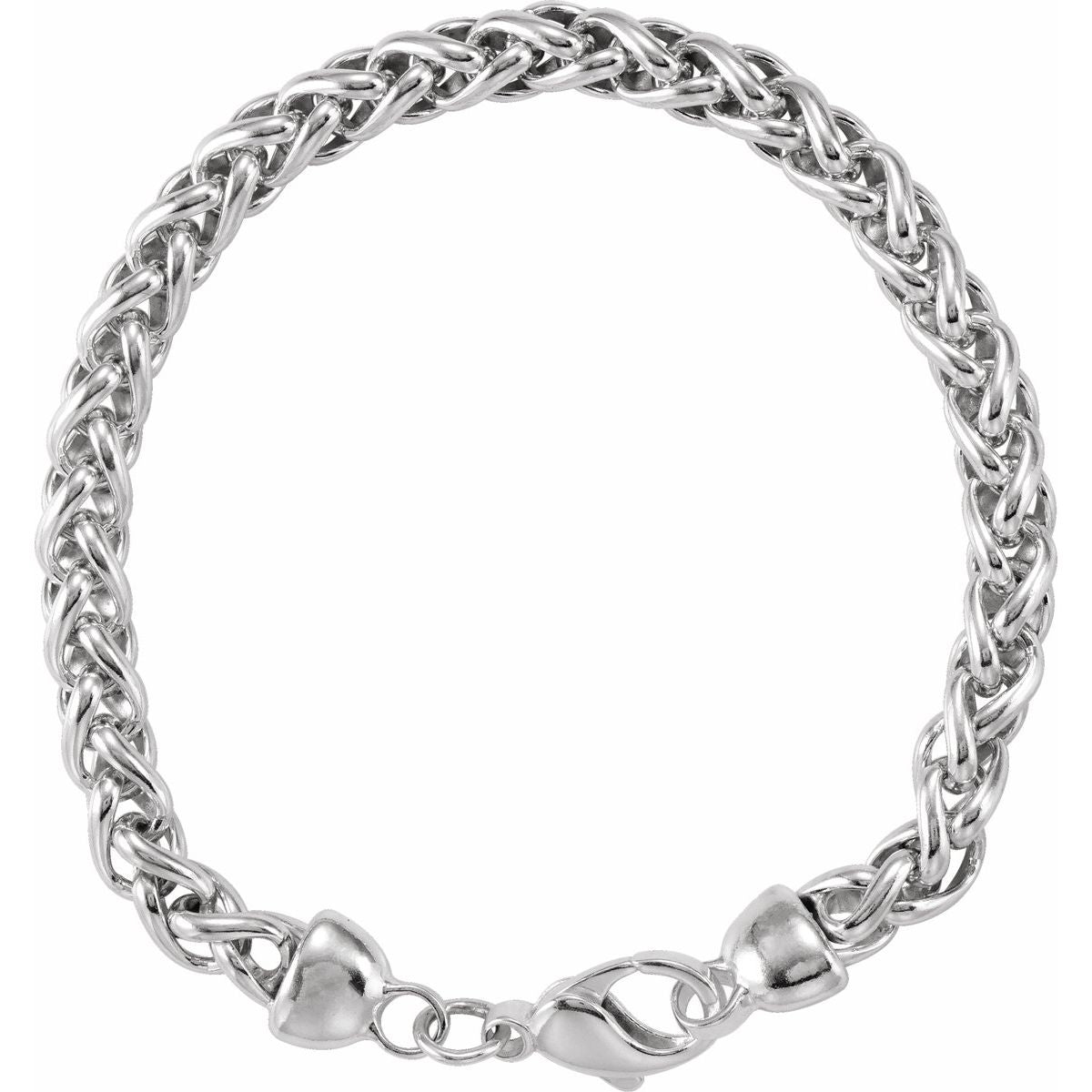 6 mm Wheat Chain Bracelet (6 Mm / 8 In) - gallery - Series CH266