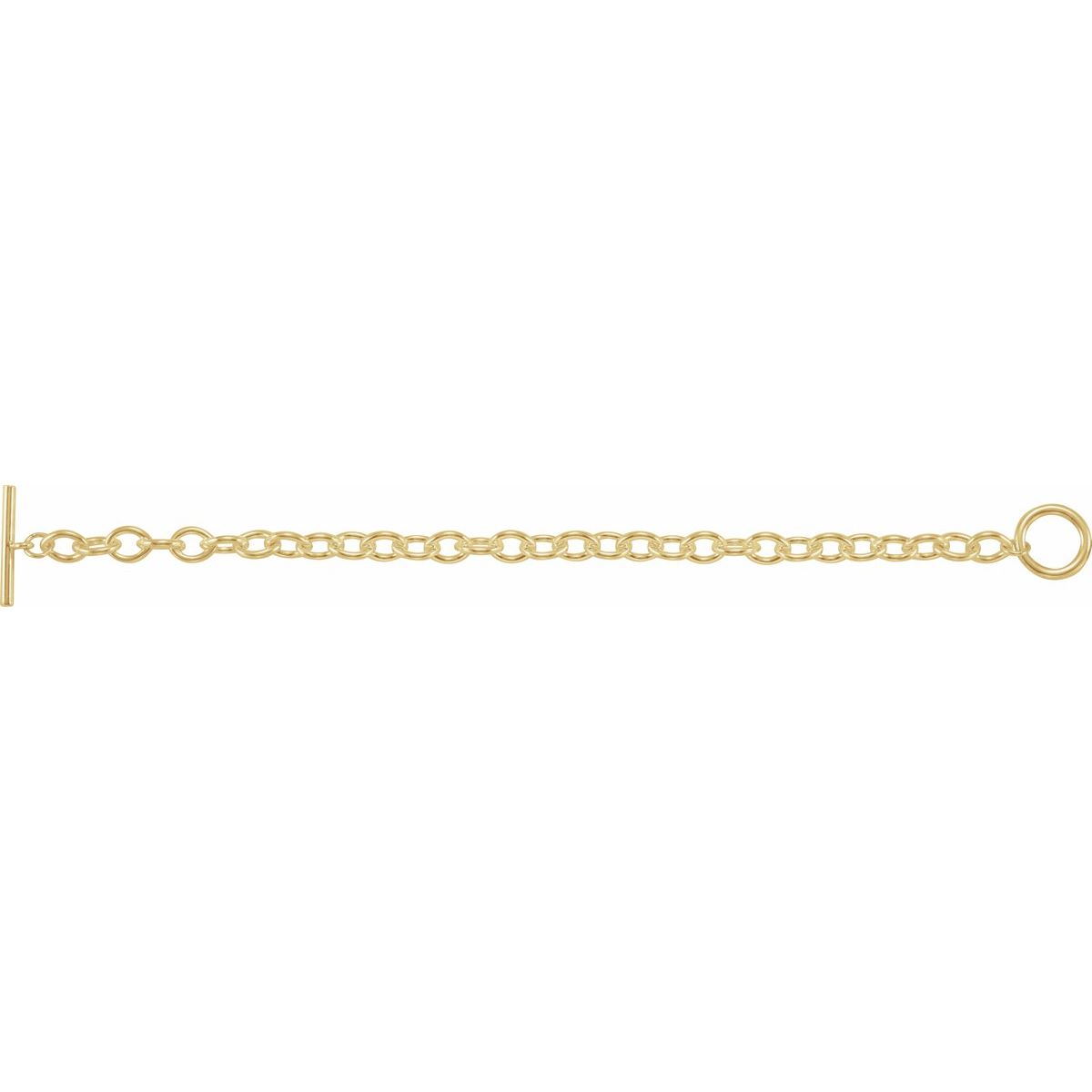 7 mm Cable Charm Bracelet (7 Mm) - gallery - Series BRC787
