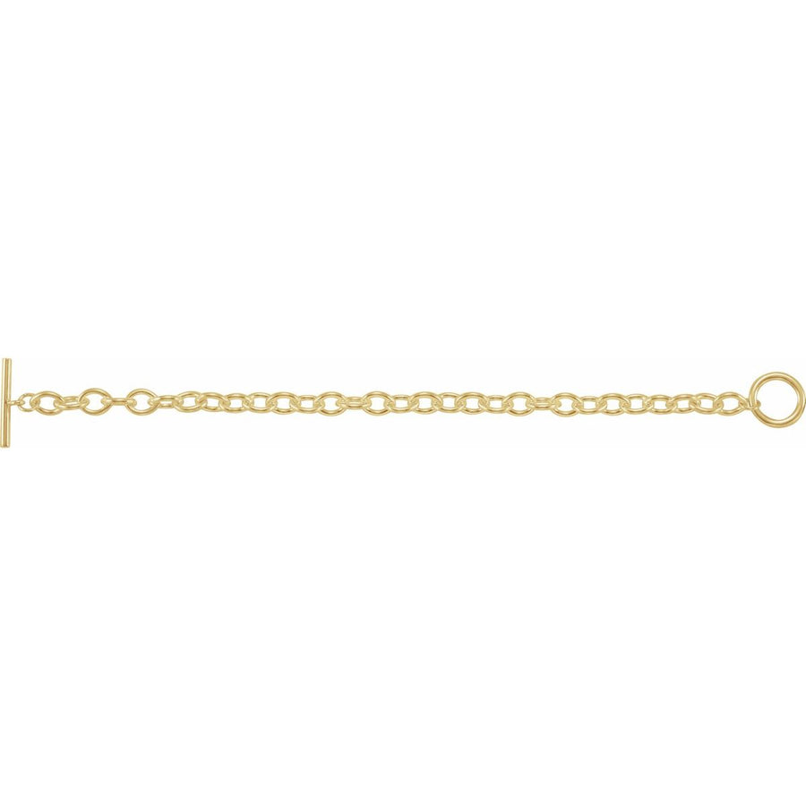 7 mm Cable Charm Bracelet (7 Mm) - gallery - Series BRC787