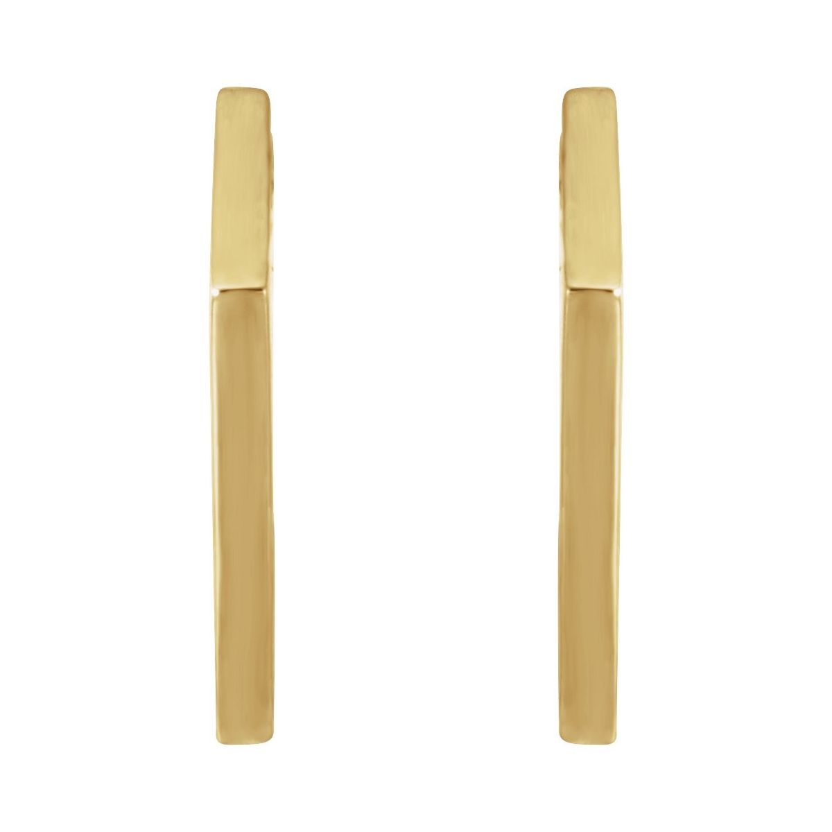 Geometric Hoop Earrings (15.76 X 1.38 Mm)