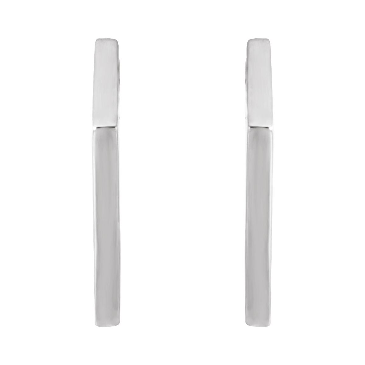 Geometric Hoop Earrings (15.76 X 1.38 Mm)