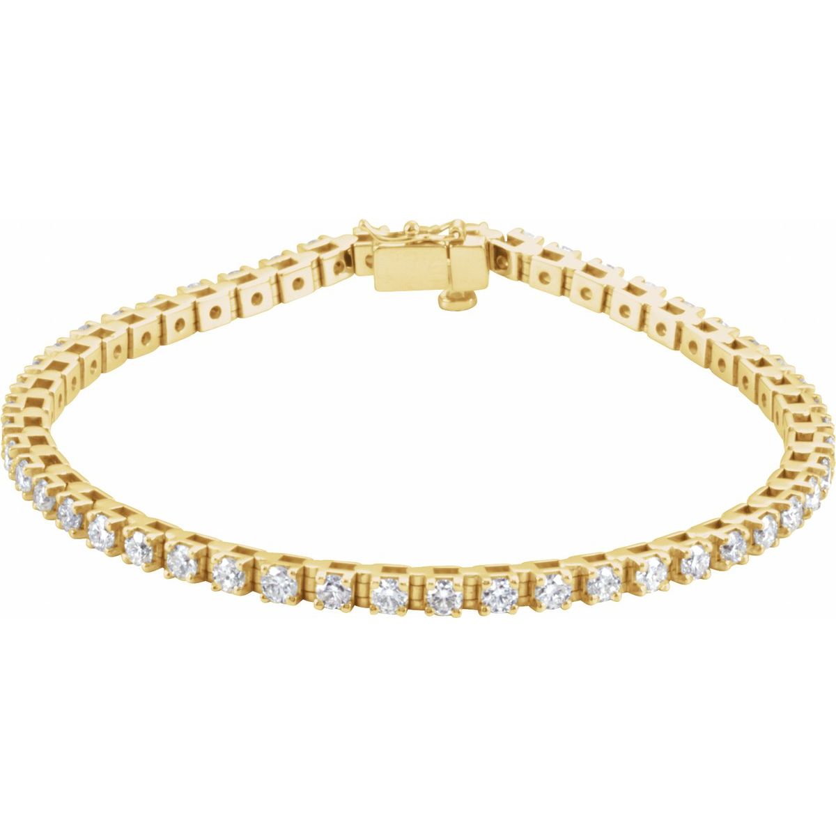 Line Bracelet - 14K Yellow Gold - Series 60870