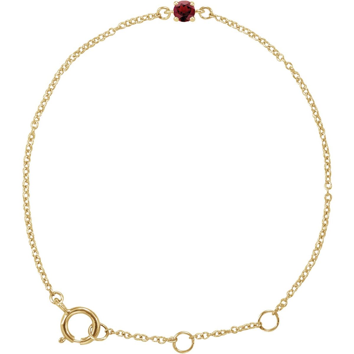 Youth Birthstone Bracelet - 14K Yellow Gold - Series 653585