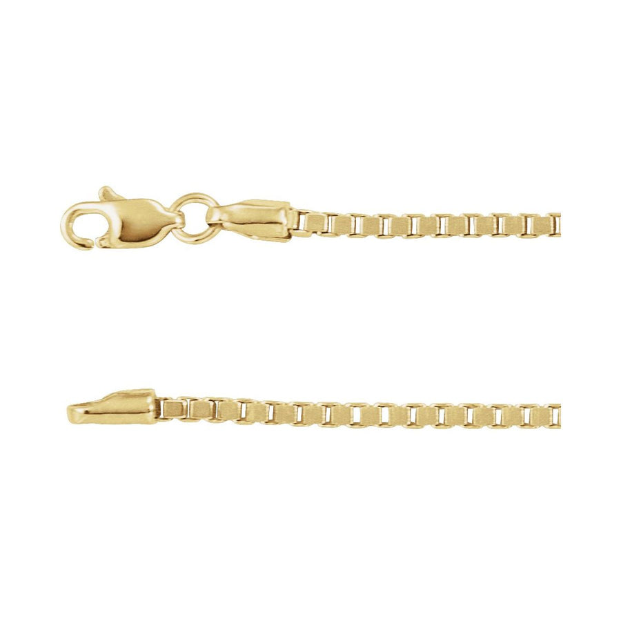 Box Chain Bracelet (1.82 Mm / 7 In) - 14K Yellow Gold - Series CH1097
