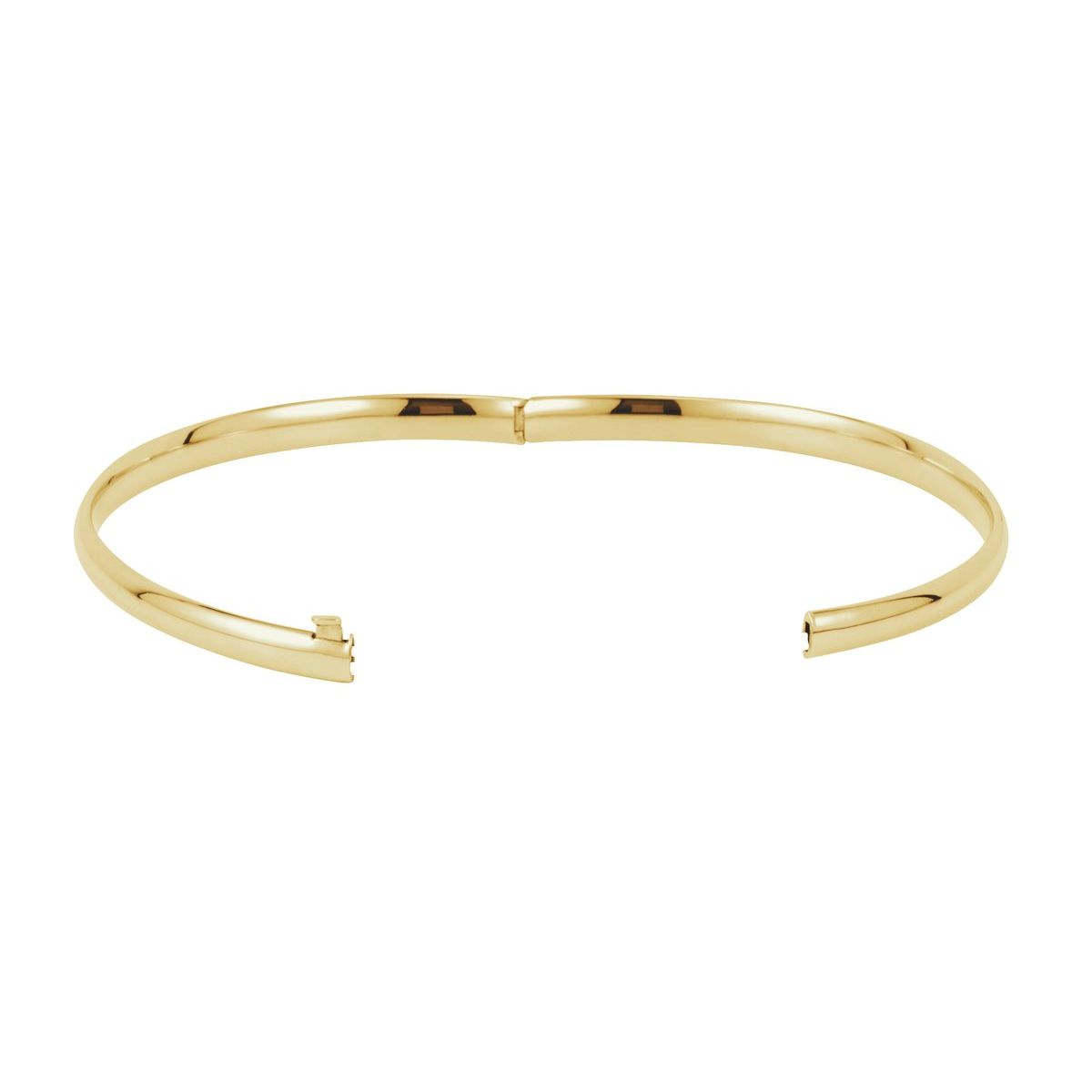 Hinged Bangle Bracelet (4 Mm) - gallery - Series BRC180
