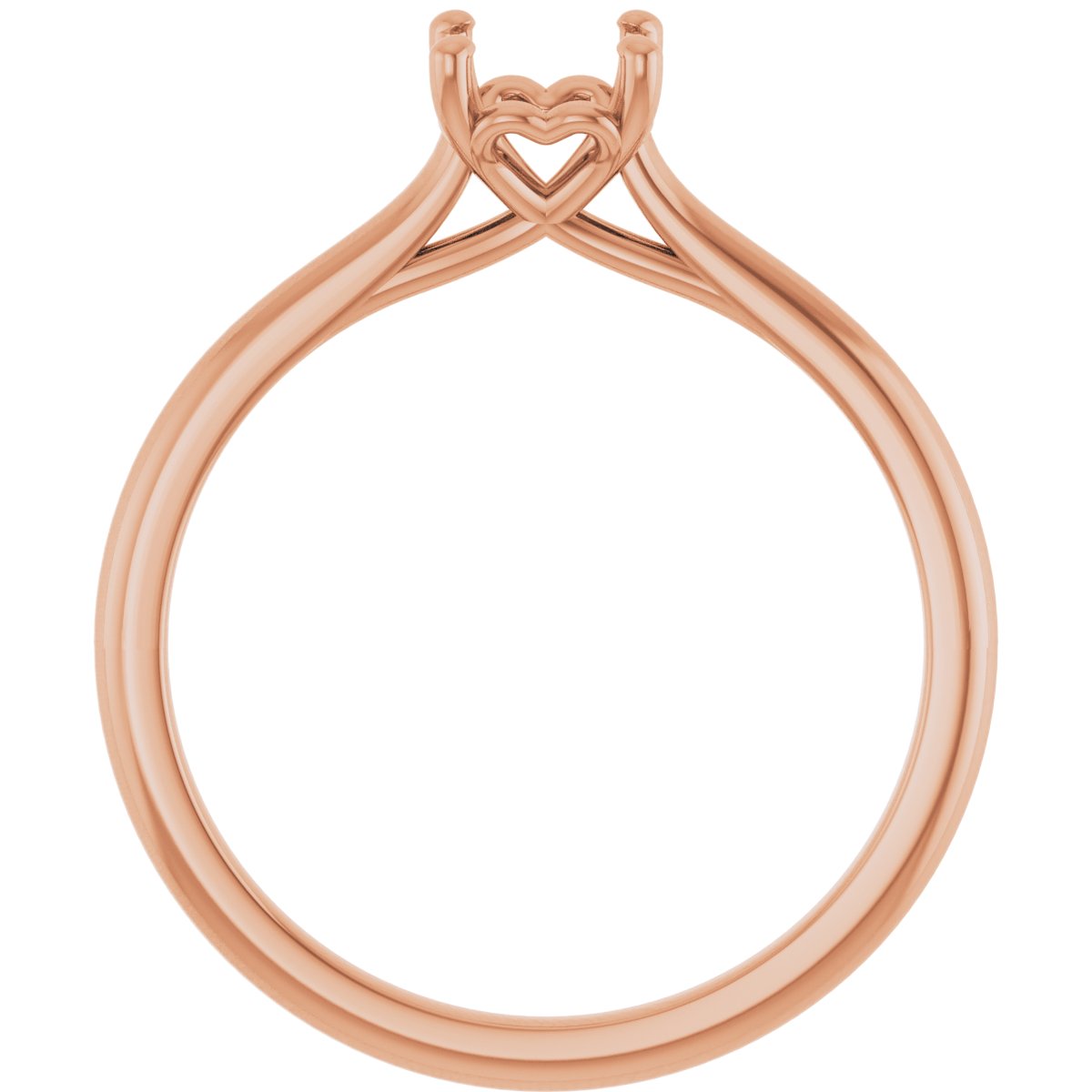Cushion Solitaire Engagement Ring Mounting - gallery - Series 123060