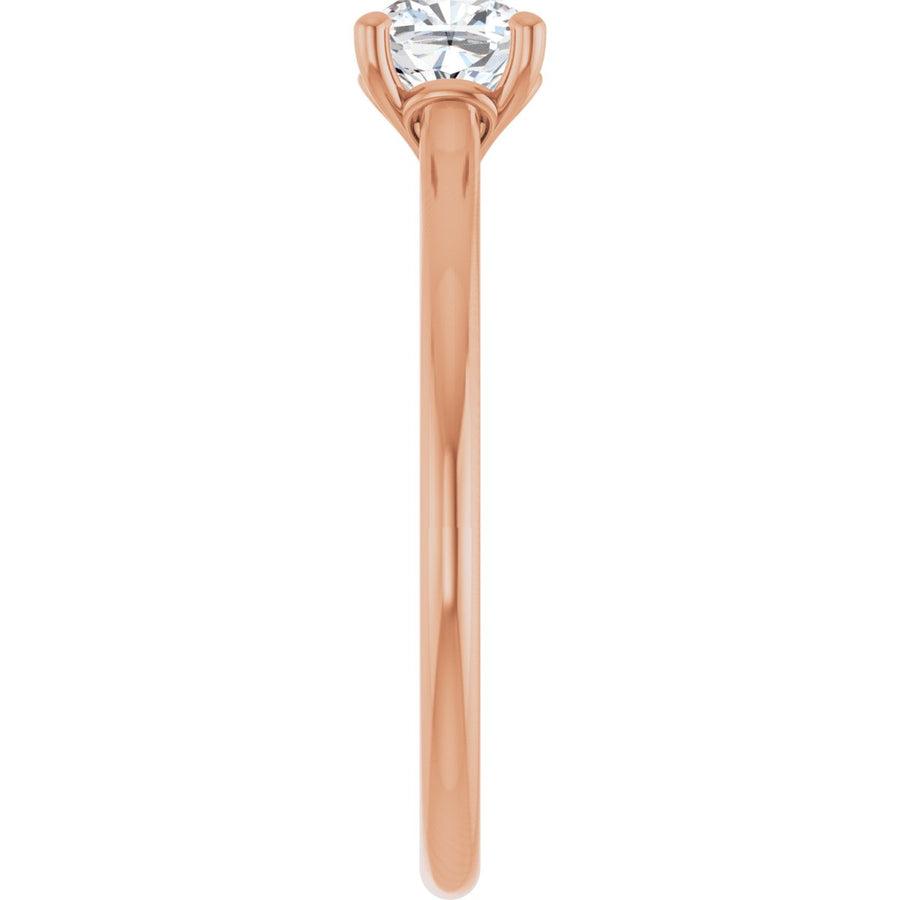 Cushion Solitaire Engagement Ring Mounting - gallery - Series 123060