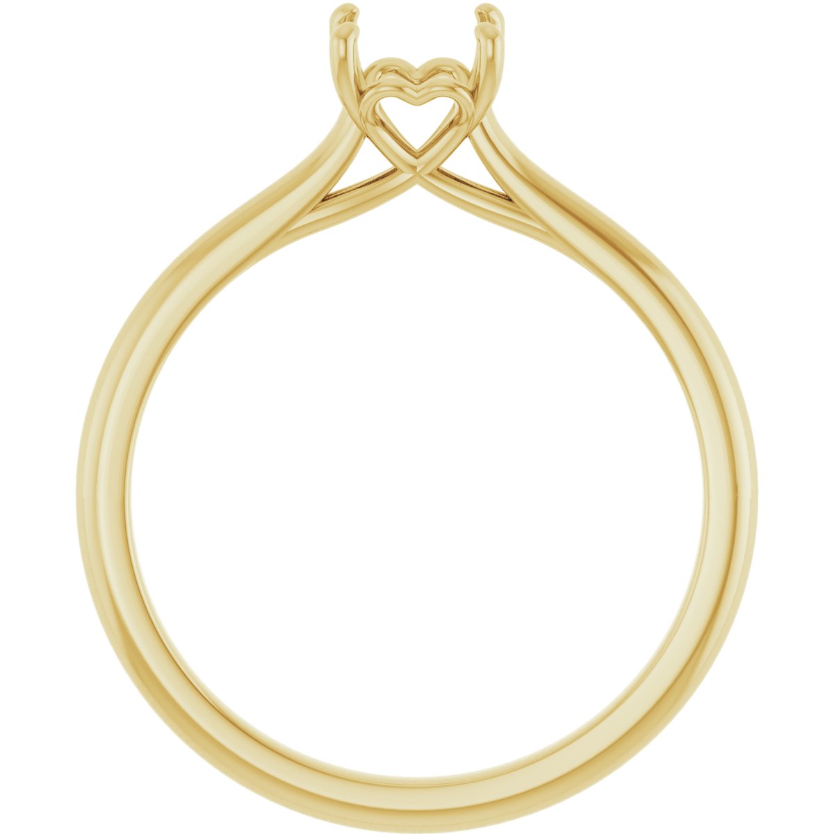 Asscher Solitaire Engagement Ring Mounting - gallery - Series 123060