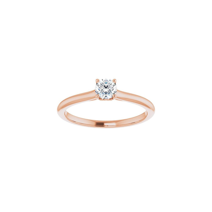 Round Solitaire Engagement Ring Mounting - gallery - Series 123060