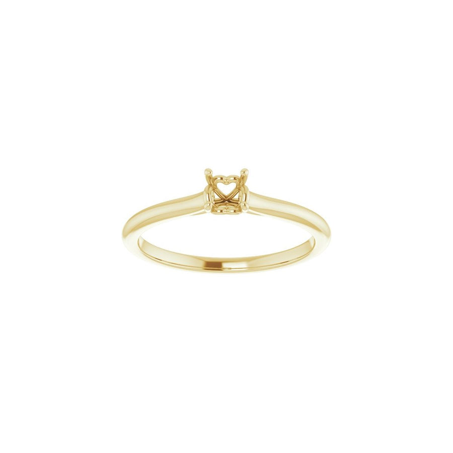 Round Solitaire Engagement Ring Mounting - gallery - Series 123060