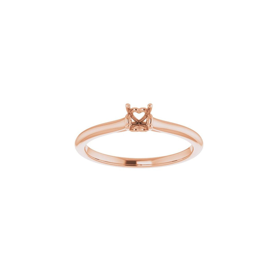 Round Solitaire Engagement Ring Mounting - gallery - Series 123060