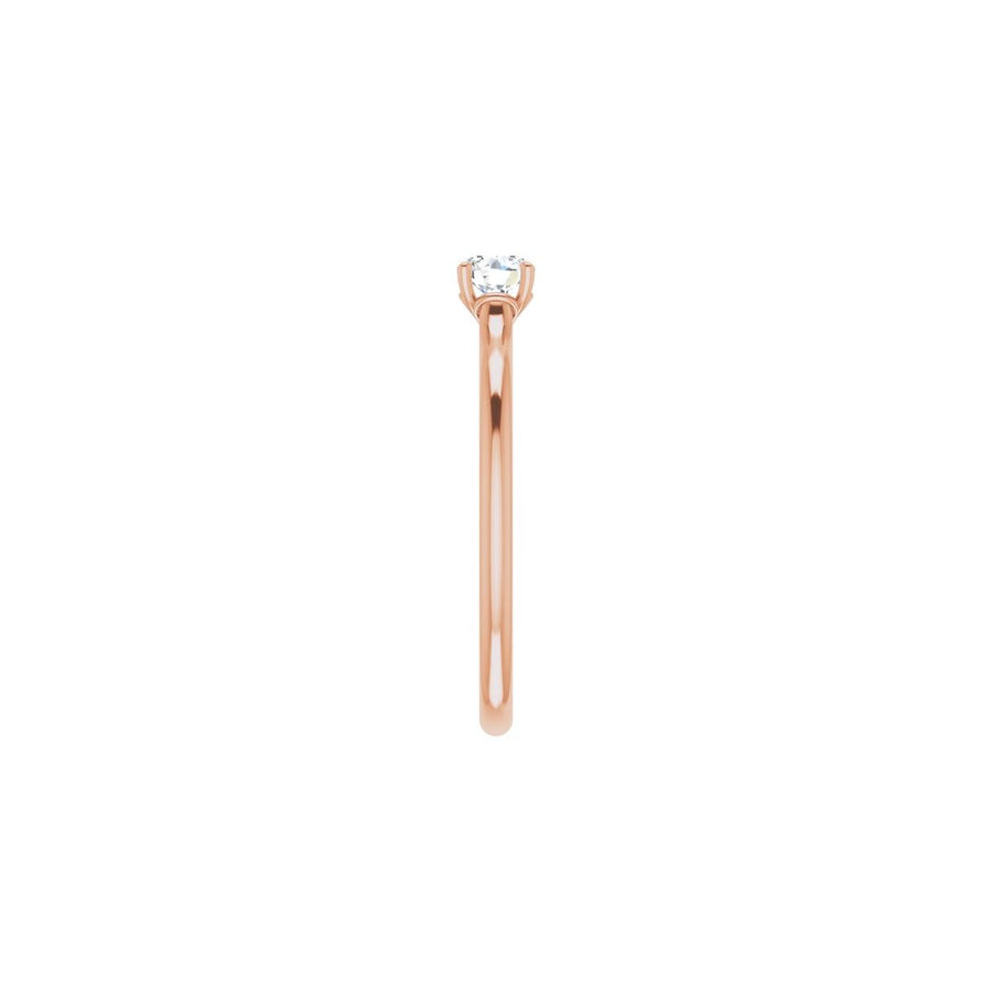 Round Solitaire Engagement Ring Mounting - gallery - Series 123060