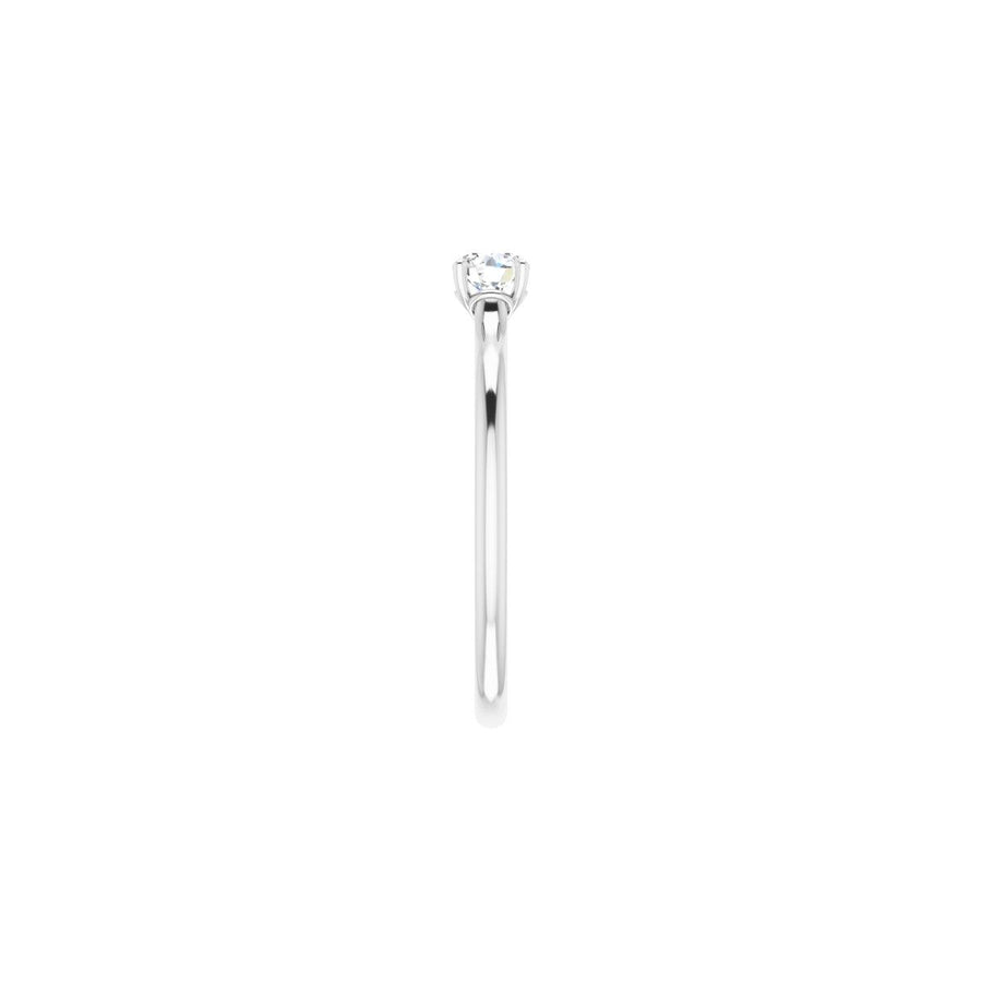 Round Solitaire Engagement Ring Mounting - gallery - Series 123060