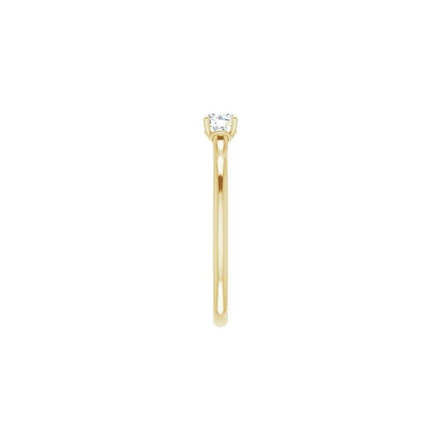Round Solitaire Engagement Ring Mounting - gallery - Series 123060
