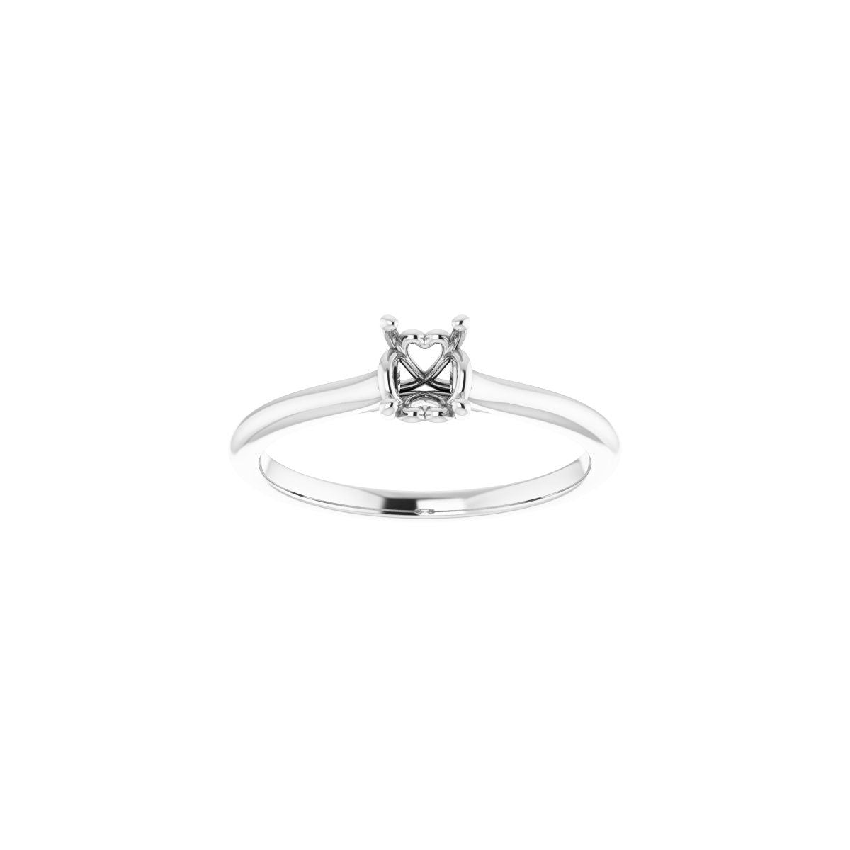 Oval Solitaire Engagement Ring Mounting - gallery - Series 123060