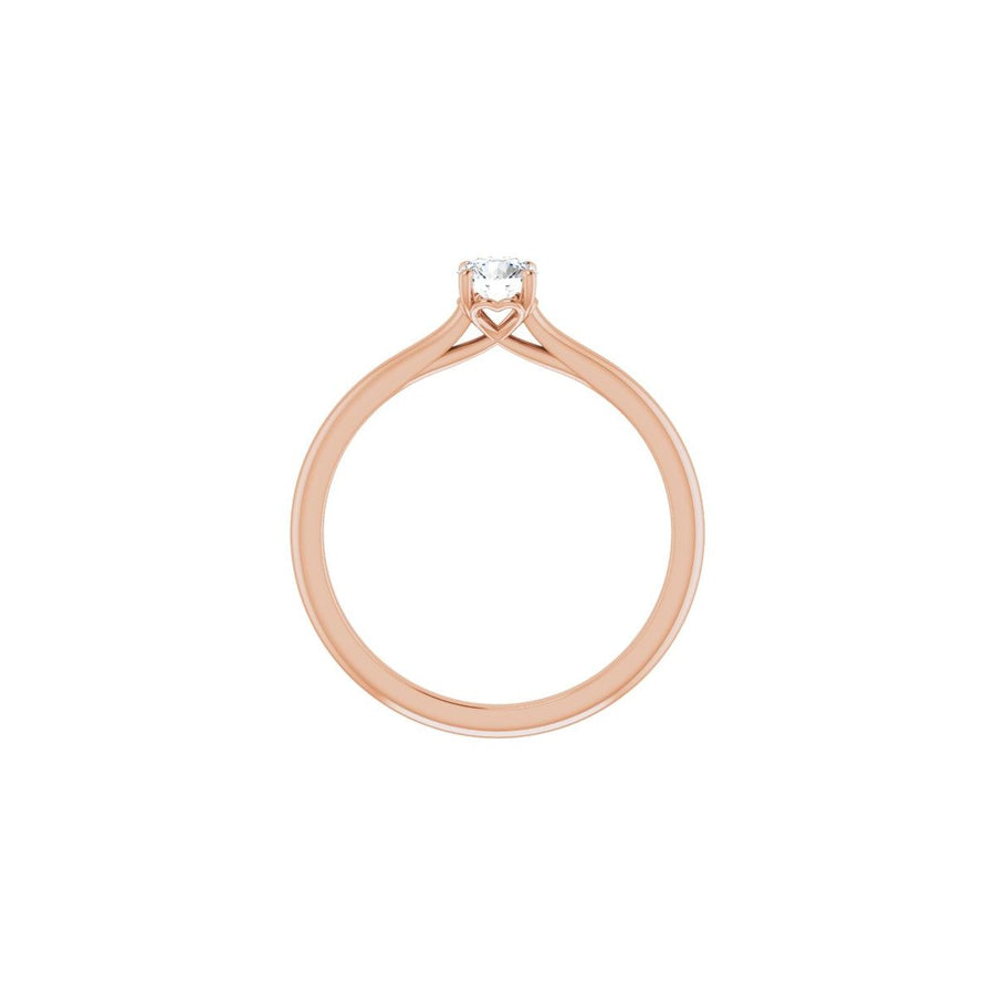 Round Solitaire Engagement Ring Mounting - gallery - Series 123060
