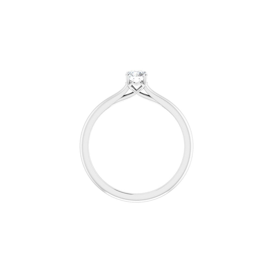 Round Solitaire Engagement Ring Mounting - gallery - Series 123060
