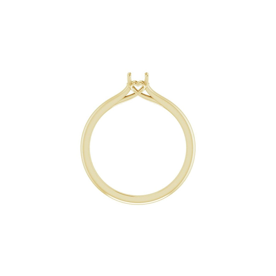 Round Solitaire Engagement Ring Mounting - gallery - Series 123060