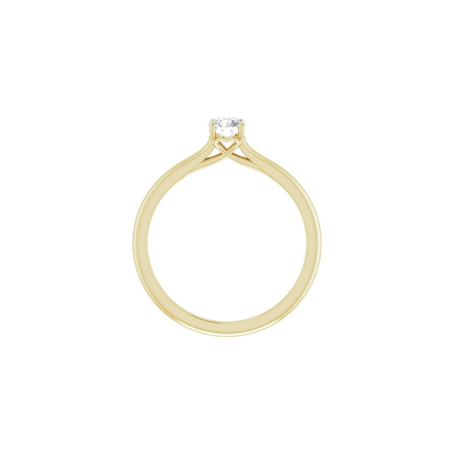 Round Solitaire Engagement Ring Mounting - gallery - Series 123060