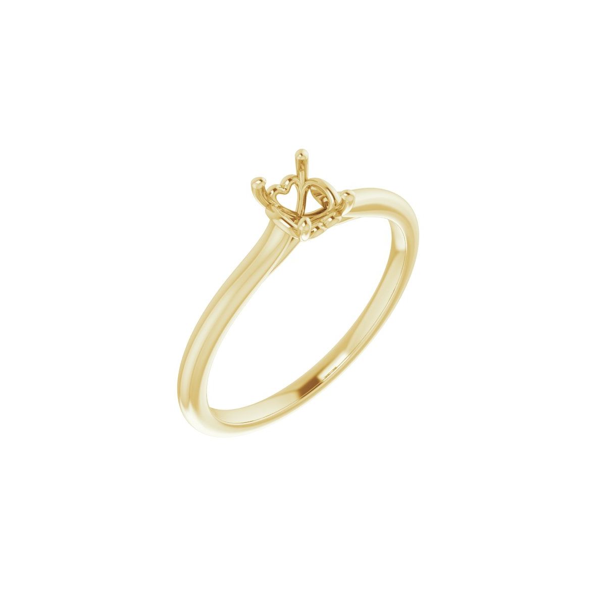 Oval Solitaire Engagement Ring Mounting - gallery - Series 123060