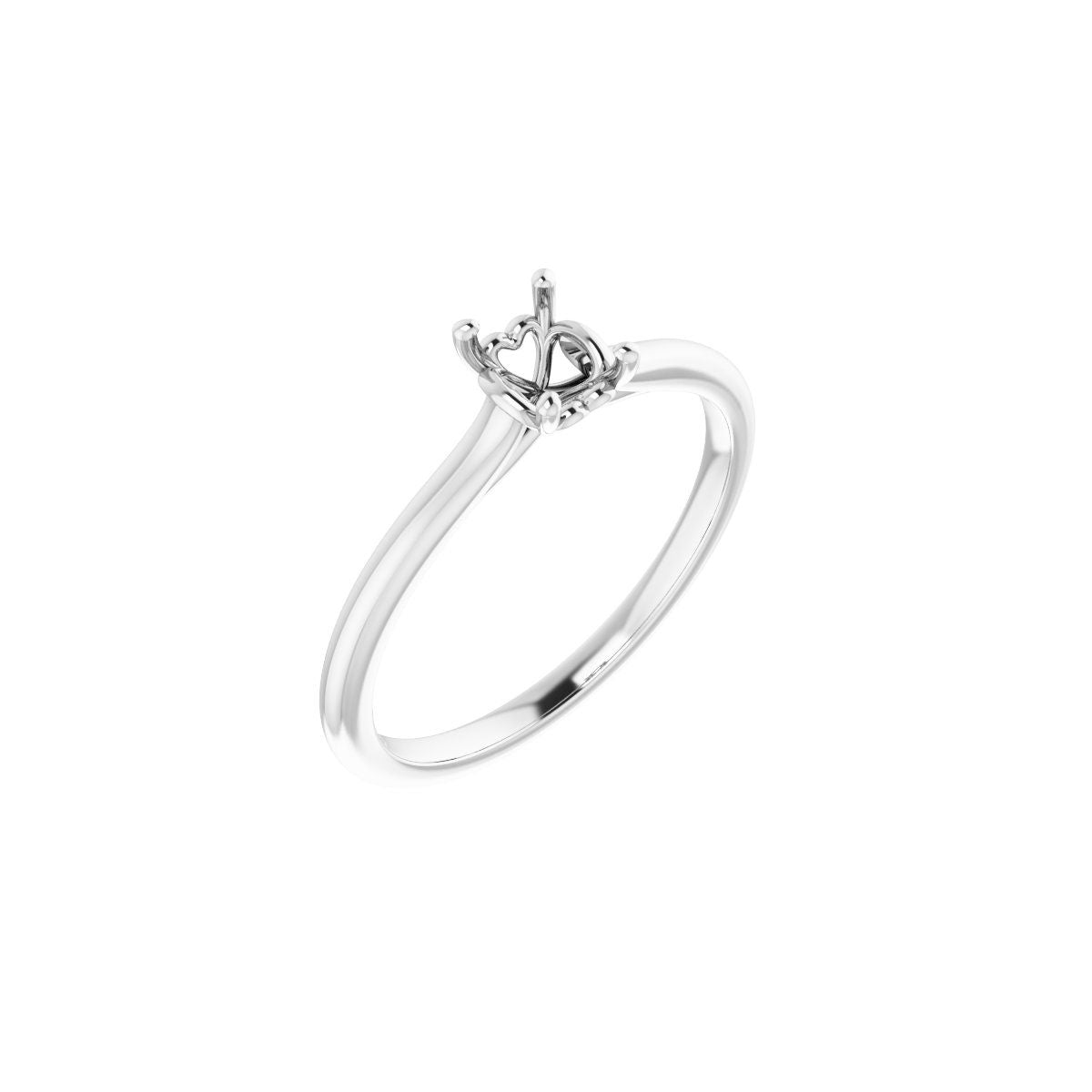 Oval Solitaire Engagement Ring Mounting - gallery - Series 123060